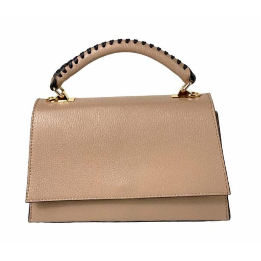 Ivan Troy Women's Cream Beige Top-Handler Bag